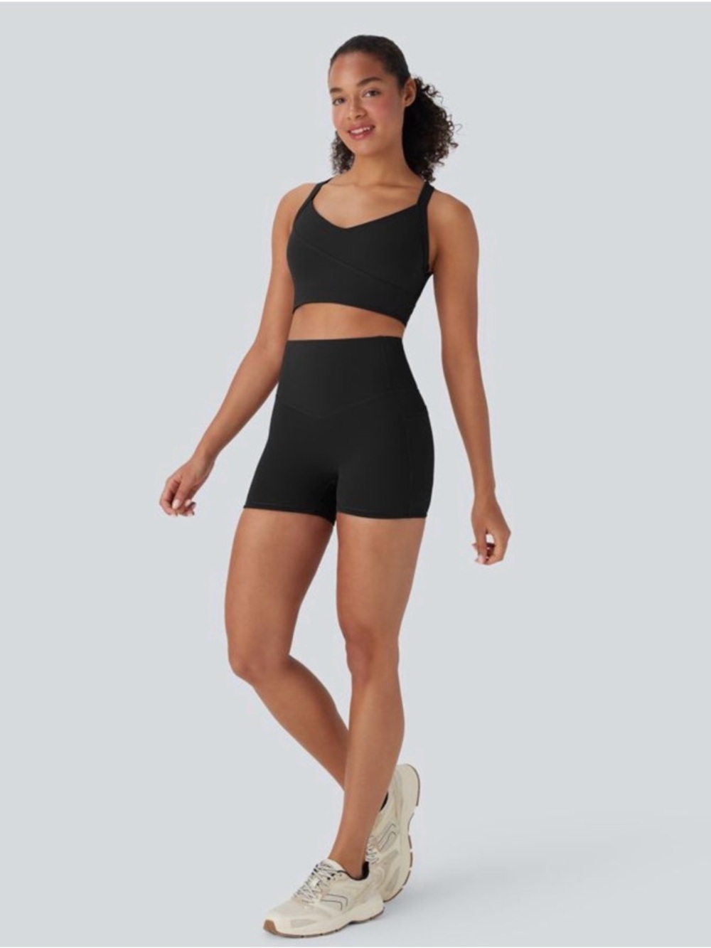Halara UltraSculpt High Waisted Scrunch Butt Lifting Tummy Control 3” size XS - Picture 1 of 6